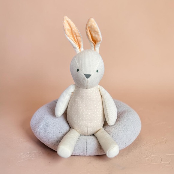 cloud island Other - Cloud Island Polka Dot Bunny Rabbit Plush Stuffed Animal Toy Baby Shower Gift 0M